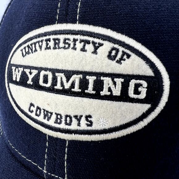 NIKE Team Swoosh Flex University of Wyoming Cowboy Cap OSFM Rodeo Bucking Hat - Picture 2 of 13